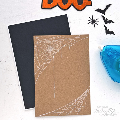 BOO! Halloween Card by Judy Hayes for Scrapbook Adhesives by 3L 