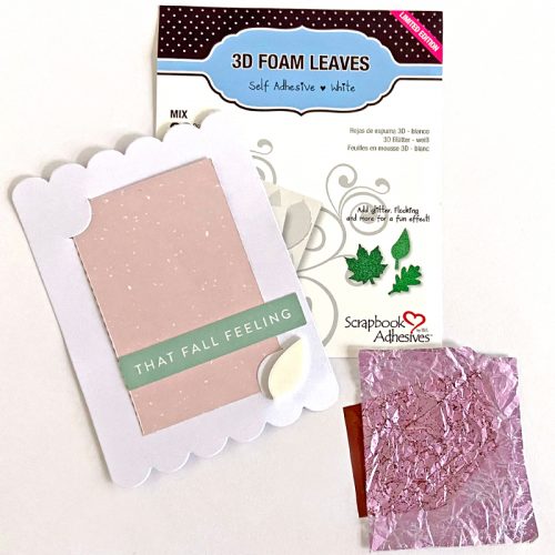 Fall Feeling Layered Card by Margie Higuchi for Scrapbook Adhesives by 3L 