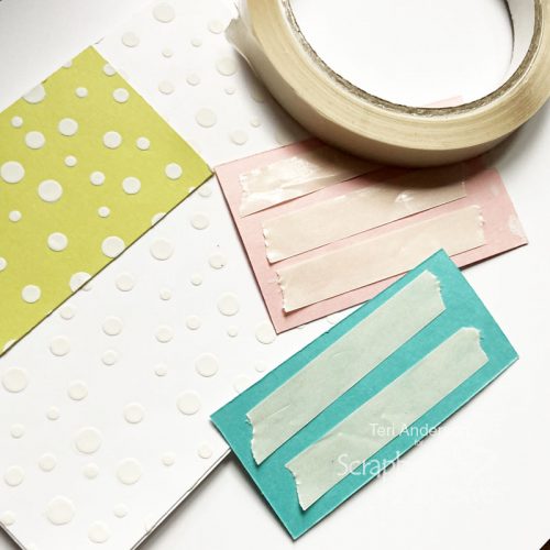 DIY Stencil Paste Tutorial by Teri Anderson for Scrapbook Adhesives by 3L 