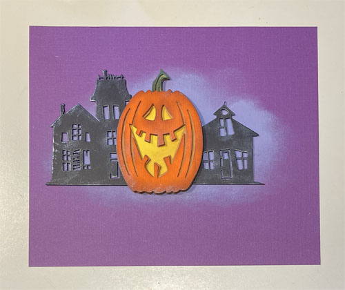 Halloween Pumpkin Card by Yvonne van de Grijp for Scrapbook Adhesives by 3L 