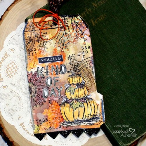 Amazing Kind of Day Fall Tag by Connie Mercer for Scrapbook Adhesives by 3L
