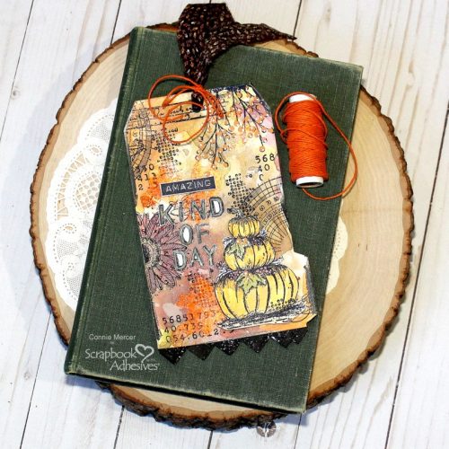 Amazing Kind of Day Fall Tag by Connie Mercer for Scrapbook Adhesives by 3L 