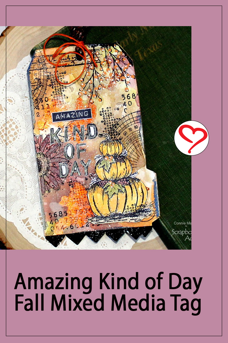 Amazing Kind of Day Fall Tag by Connie Mercer for Scrapbook Adhesives by 3L Pinterest 