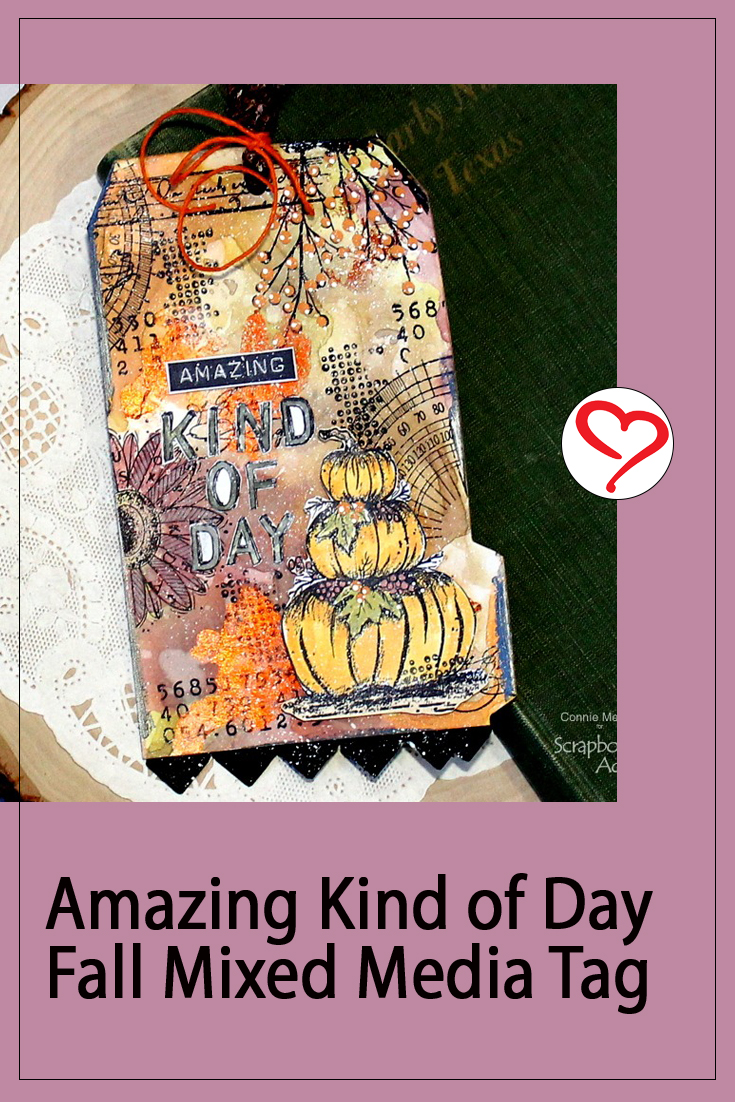 Amazing Kind of Day Fall Tag by Connie Mercer for Scrapbook Adhesives by 3L Pinterest