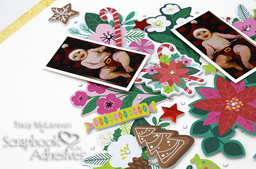 Embellishment Tree Layout by Tracy McLennon for Scrapbook Adhesives by 3L 