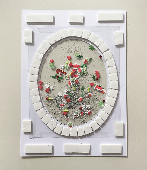 Christmas Shaker Card by Yvonne van de Grijp for Scrapbook Adhesives by 3L 