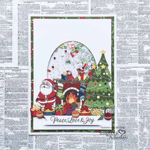 Christmas Shaker Card by Yvonne van de Grijp for Scrapbook Adhesives by 3L 