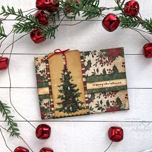 Christmas Gift Card Holder by Judy Hayes for Scrapbook Adhesives by 3L 