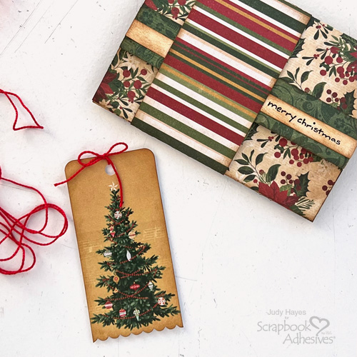 Christmas Gift Card Holder by Judy Hayes for Scrapbook Adhesives by 3L 