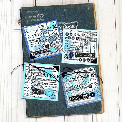 Friendship Mini Card Set by Connie Mercer for Scrapbook Adhesives by 3L 