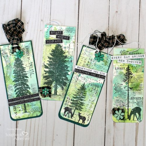 Encouraging Word Mixed Media Tags by Connie Mercer for Scrapbook Adhesives by 3L 