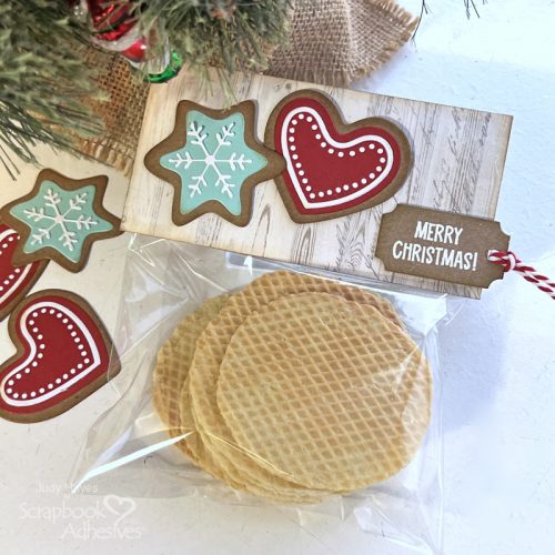 Christmas Cookie Bag Topper by Judy Hayes for Scrapbook Adhesives by 3L 