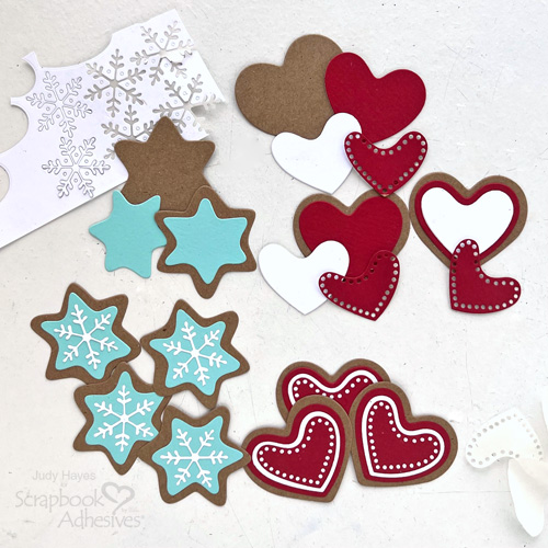 Christmas Cookie Bag Topper by Judy Hayes for Scrapbook Adhesives by 3L 