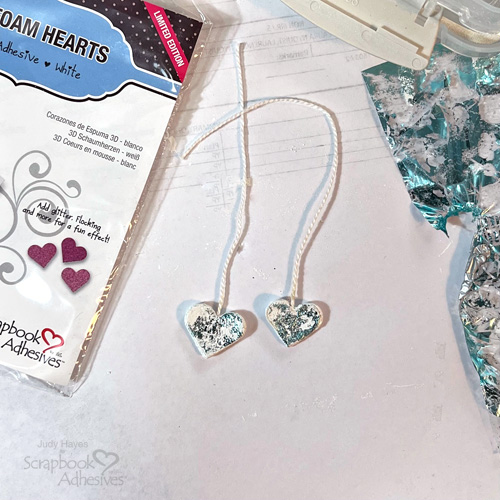 Heart Dangle Card by Judy Hayes for Scrapbook Adhesives by 3L 