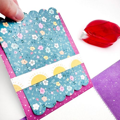 Circle Shaker Tri-Fold Card by Emily Moore for Scrapbook Adhesives by 3L 