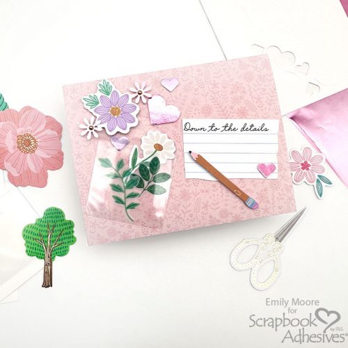 Envelope of Hearts by Emily Moore for Scrapbook Adhesives by 3L 