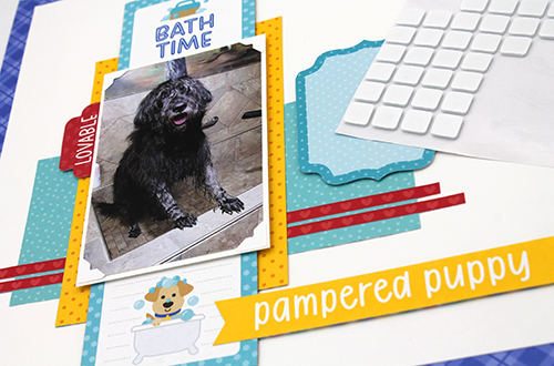 Dimensional Pet Layout by Tracy McLennon for Scrapbook Adhesives by 3L 