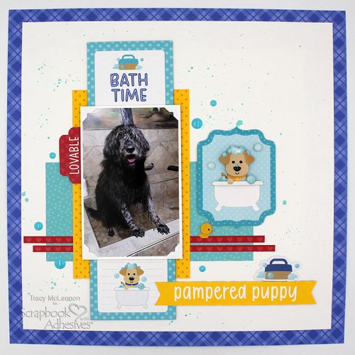 Dimensional Pet Layout by Tracy McLennon for Scrapbook Adhesives by 3L 