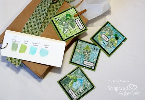 Clip-on Gift Bag Cards by Connie Mercer for Scrapbook Adhesives by 3L 