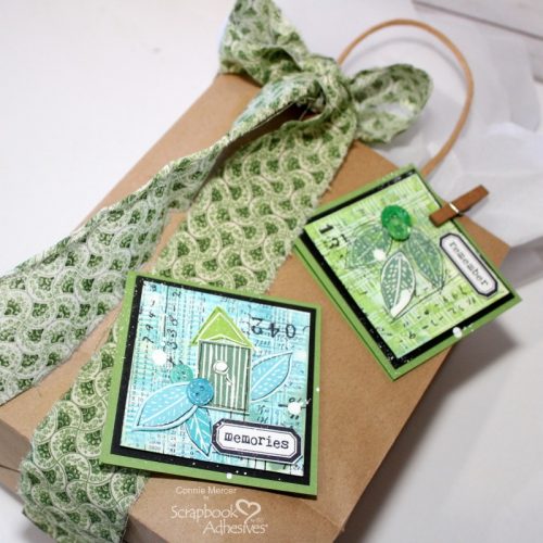 Clip-on Gift Bag Cards by Connie Mercer for Scrapbook Adhesives by 3L 