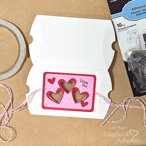 Valentine’s Day Treat Box by Judy Hayes for Scrapbook Adhesives by 3L 