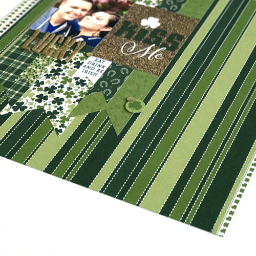 Lucky Layout by Erica Houghton for Scrapbook Adhesives by 3L 