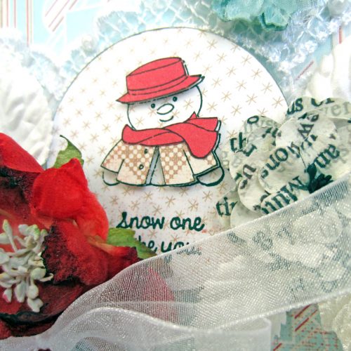 Art Impressions Snowman Card by Erica Houghton for Scrapbook Adhesives by 3L 