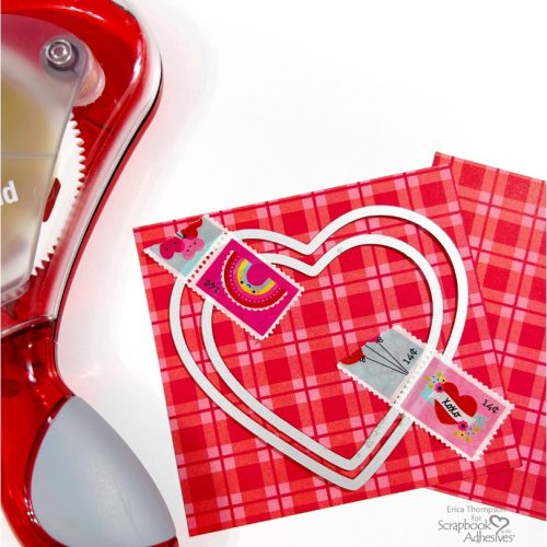 Life is Sweet Valentine Shaker Card by Erica Thompson for Scrapbook Adhesives by 3L 