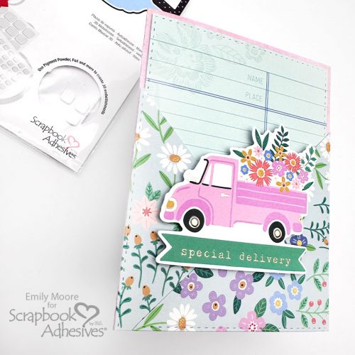 Simple Birthday Pocket Card by Emily Moore for Scrapbook Adhesives by 3L 