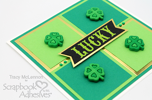 St Patrick's Day Card by Tracy McLennon for Scrapbook Adhesives by 3L 