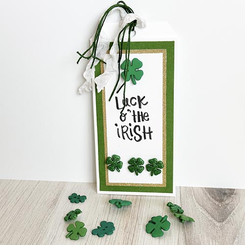 Luck o' the Irish Gift Tag by Lara Scott for Scrapbook Adhesives by 3L 