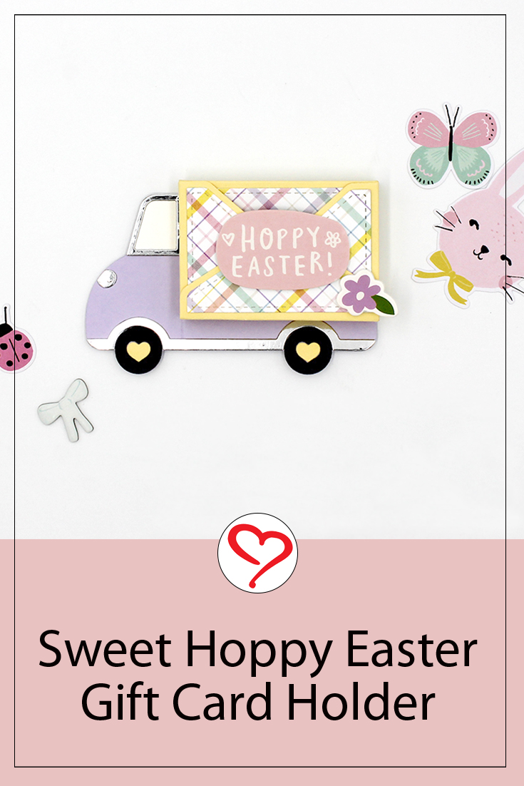 Hoppy Easter Gift Card Holder by Tracy McLennon for Scrapbook Adhesives by 3L Pinterest 