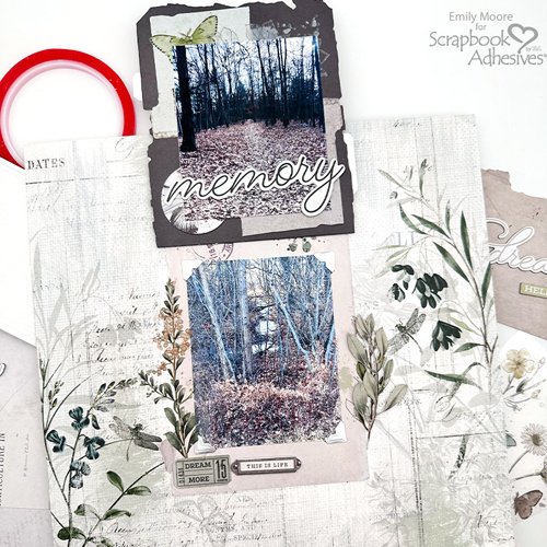 Hello Happy Interactive Scrapbook Layout by Emily Moore for Scrapbook Adhesives by 3L 