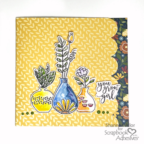 You Grow Girl Card by Shannon Allor for Scrapbook Adhesives by 3L 