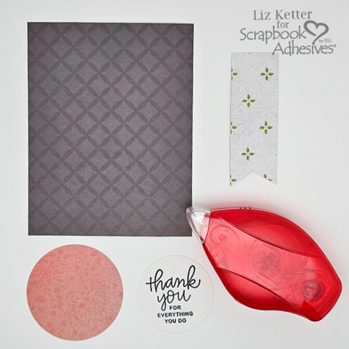 Heartfelt Thank You Note by Liz Ketter for Scrapbook Adhesives by 3L