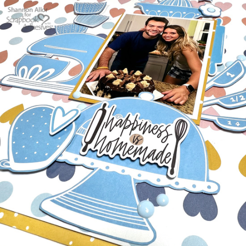 Happiness Is Homemade Scrapbook Layout by Shannon Allor for Scrapbook Adhesives by 3L 
