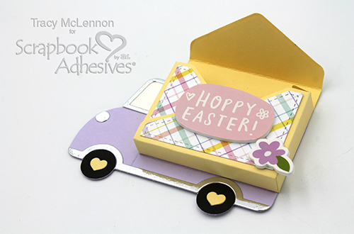Hoppy Easter Gift Card Holder by Tracy McLennon for Scrapbook Adhesives by 3L 