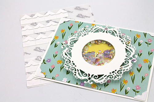 Spring Shaker Card by Tracy McLennon for Scrapbook Adhesives by 3L 