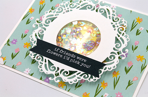 Spring Shaker Card by Tracy McLennon for Scrapbook Adhesives by 3L 