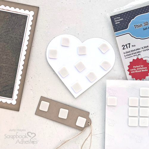 Hearts Inspire Card by Judy Hayes for Scrapbook Adhesives by 3L 