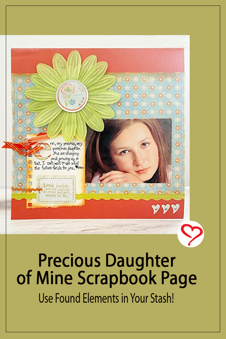 Precious Daughter of Mine Scrapbook Page by Lara Scott for Scrapbook Adhesives by 3L Pinterest 