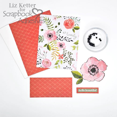 Heartfelt Friendship Card by Liz Ketter for Scrapbook Adhesives by 3L