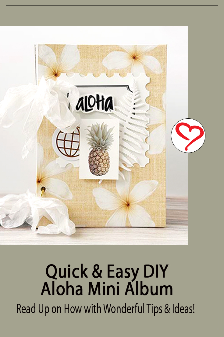 Aloha Mini Album by Lara Scott for Scrapbook Adhesives by 3L Pinterest 