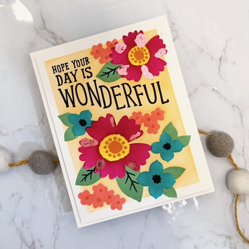 Hope Your Day is Wonderful Card by Jennifer Ingle for Scrapbook Adhesives by 3L 