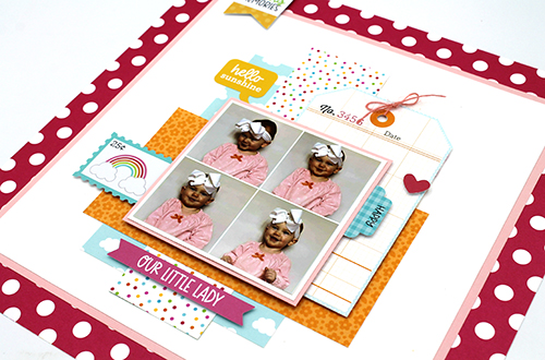 Sweet Spring Layout by Tracy McLennon for Scrapbook Adhesives by 3L 