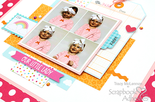 Sweet Spring Layout by Tracy McLennon for Scrapbook Adhesives by 3L 