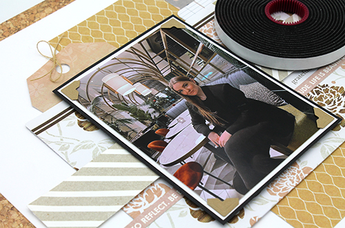 Lovely Layered Layout by Tracy McLennon for Scrapbook Adhesives by 3L