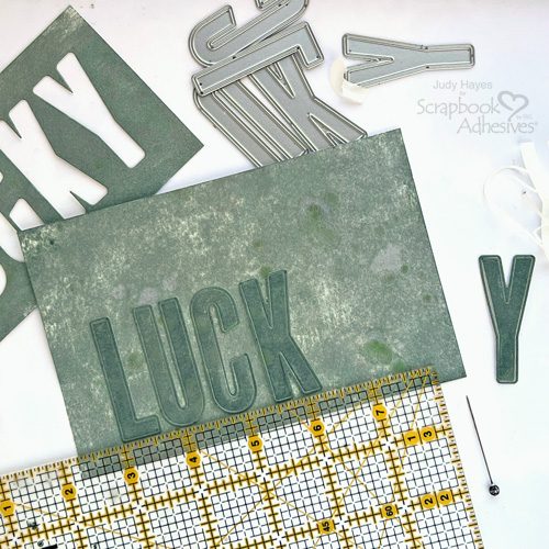 Lucky Friendship Card by Judy Hayes for Scrapbook Adhesives by 3L