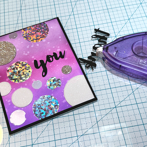 Razzle Dazzle Thank You Card by Jennifer Ingle for Scrapbook Adhesives by 3L