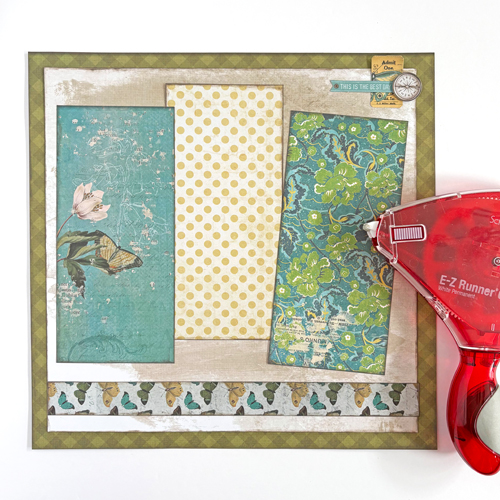 More Wander Travel Layout by Margie Higuchi for Scrapbook Adhesives by 3L 